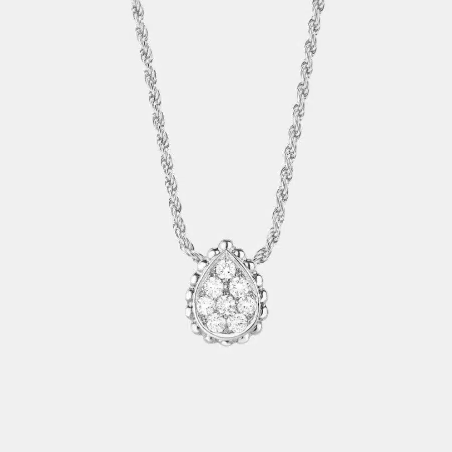 Pendentif Serpent Bohème Boucheron en or blanc, diamant 0.13ct, motif xs — photographie du modèle, cote d’occasion GOLDMARKET
