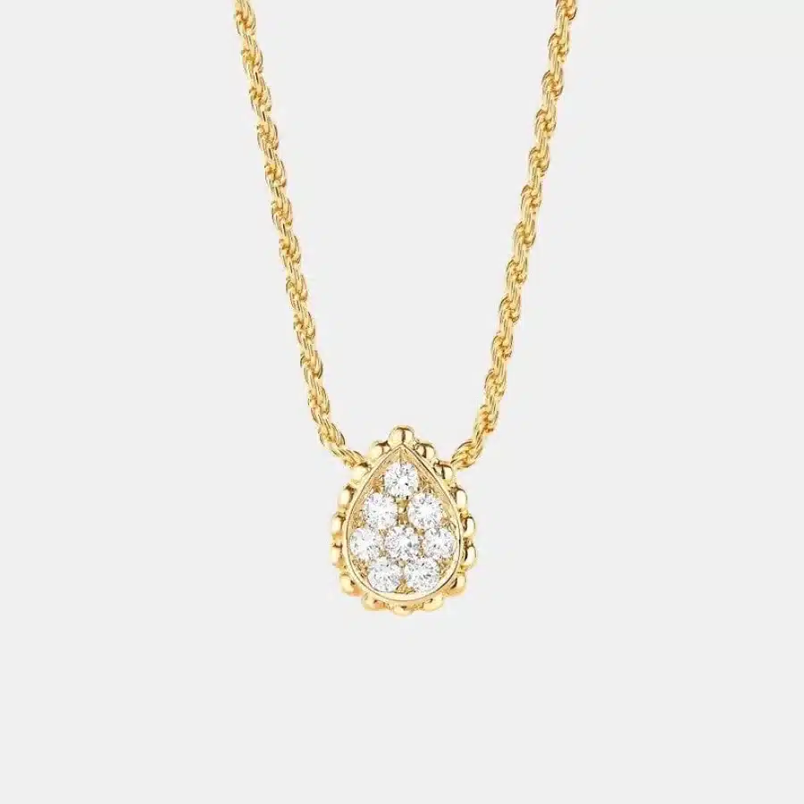 Pendentif Serpent Bohème Boucheron en or jaune, diamant 0.13ct, motif xs — photographie du modèle, cote d’occasion GOLDMARKET