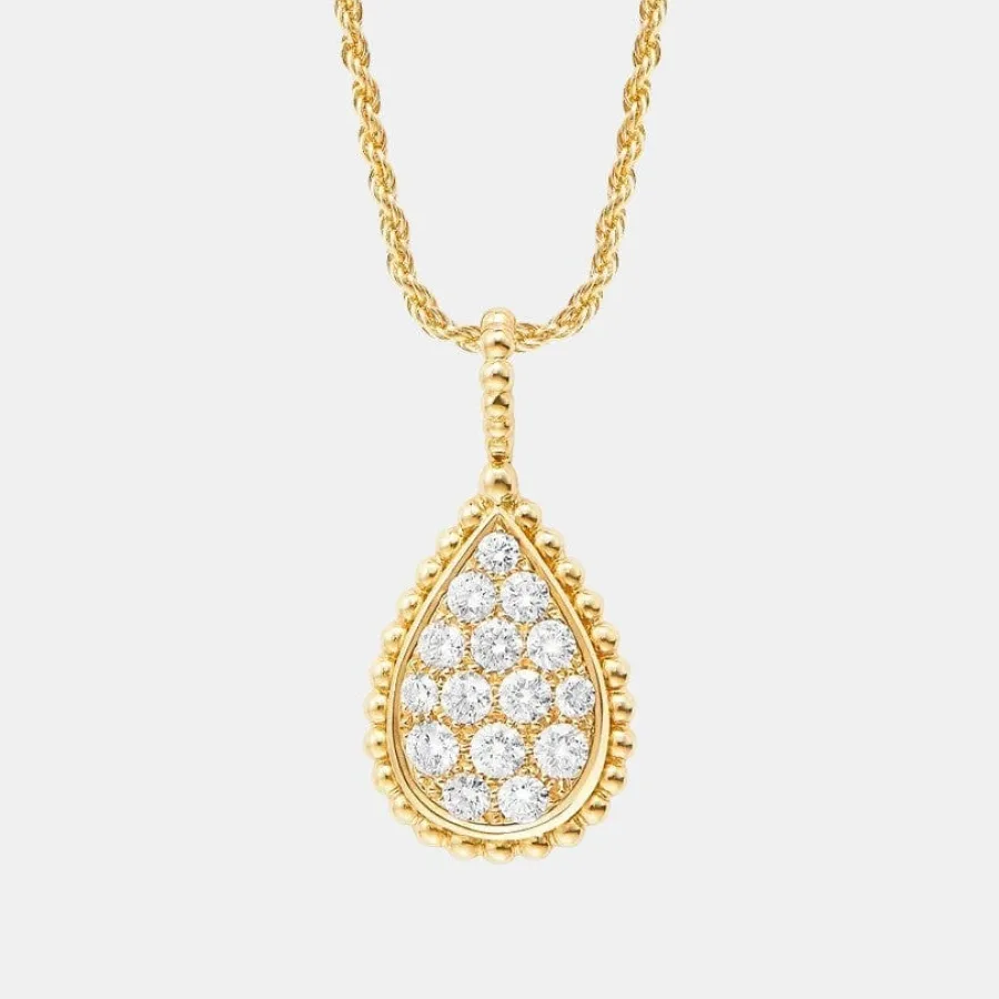 Pendentif Serpent Bohème Boucheron en or jaune, diamant 0.65ct, motif s — photographie du modèle, cote d’occasion GOLDMARKET