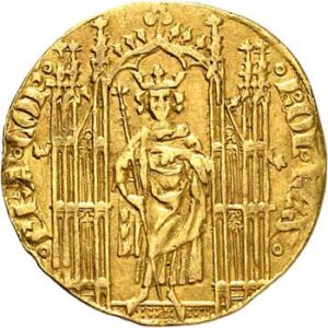 Avers Petit royal d'or - Charles IV - 1326 - 1328 - France — pièce en or