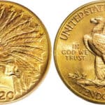10 Dollars US Eagle Tête Indien Or – USA — vue 2