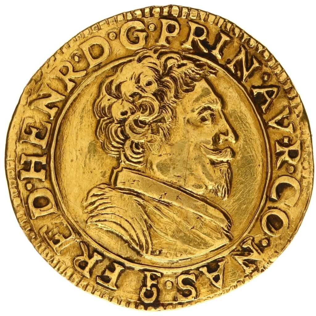 Avers Quadruple pistole - Frédéric-Henri - 1625-1647 - Principauté d'Orange
 (France - États) — pièce en or