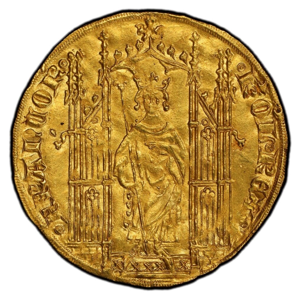 Avers Royal d'or - Charles V - 1364 - France — pièce en or