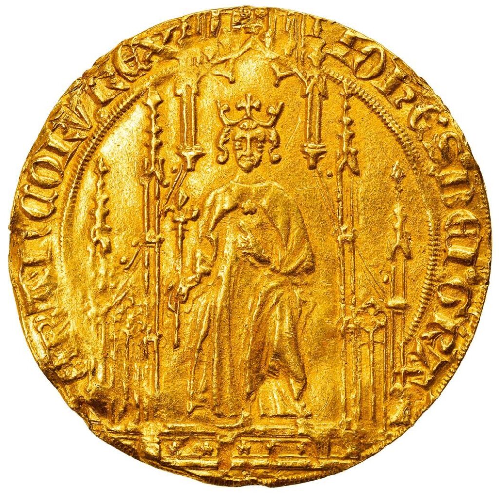 Avers Royal d'or - Jean II - 1358-1359 - France — pièce en or