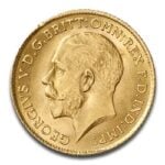 Souverain George V Pièce d'or en Or - 7,32 g - Royaume-Uni Face