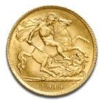 Souverain George V Pièce d'or en Or - 7,32 g - Royaume-Uni Pile