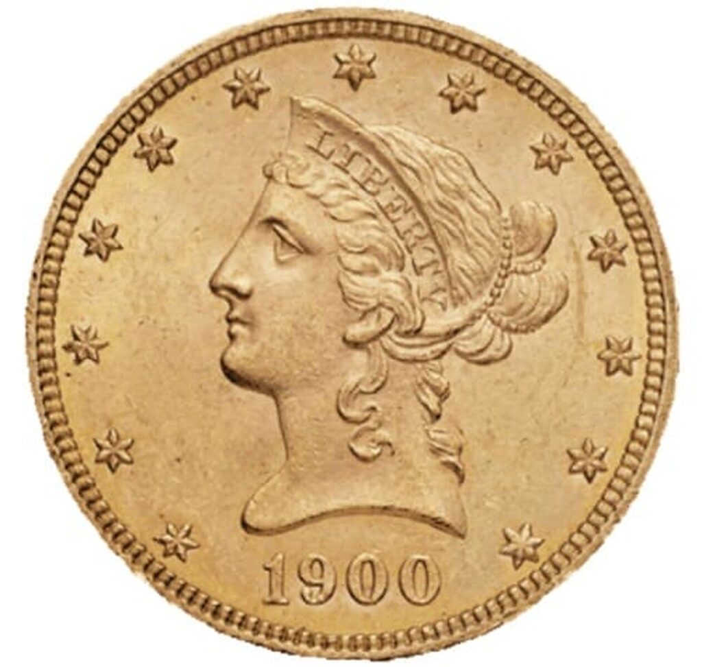 10 Dollars US Eagle Tête Liberté Or – USA