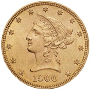 10 Dollars US Eagle Tête Liberté Or – USA