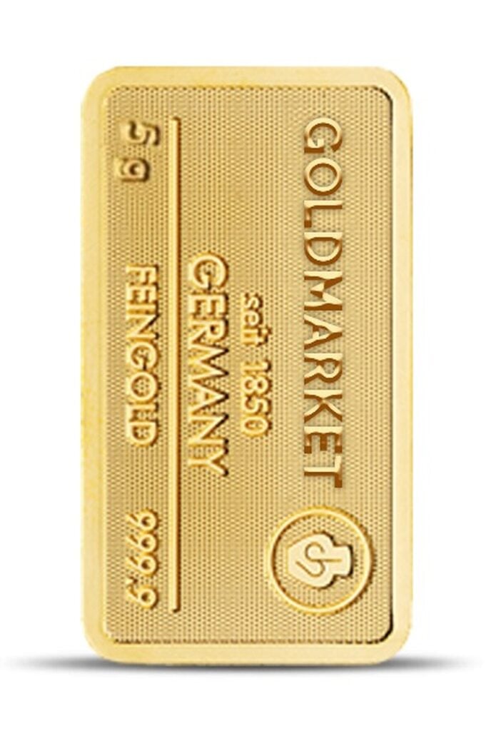 Lingot Or 5g - Pur à 999,9 ‰ - Certificat d'Authenticité