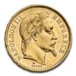 20 Francs Or - Napoléon III Tête Laurée