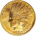 10 Dollars US Eagle Tête Indien Or – USA