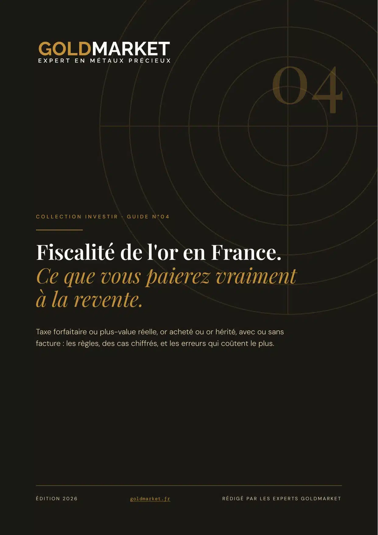 Couverture du guide Fiscalité de l'or en France
