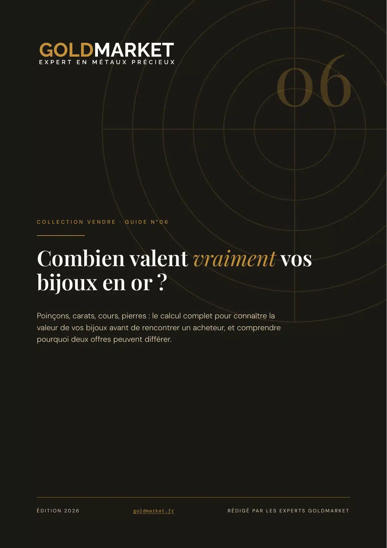 Couverture du guide Combien valent vos bijoux en or