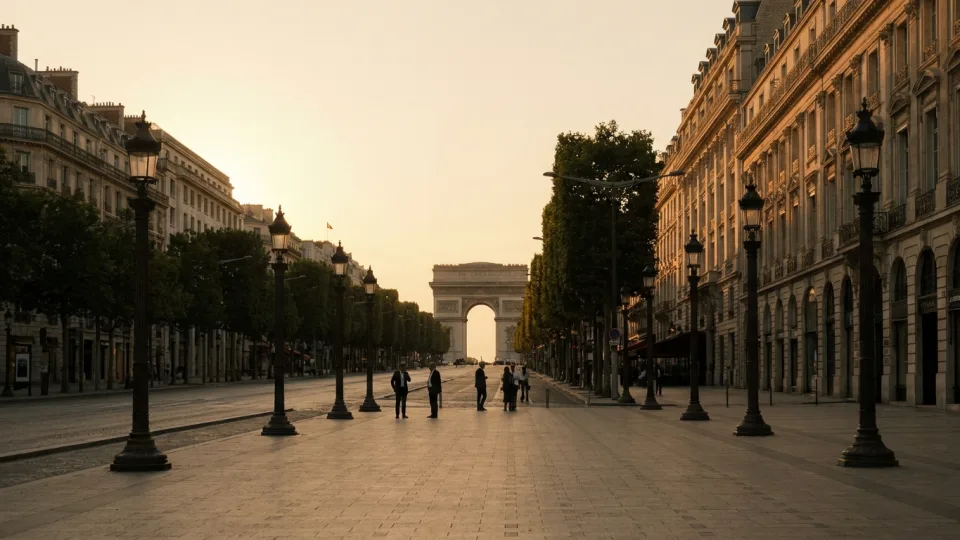 L’avenue des Champs-Élysées, Paris