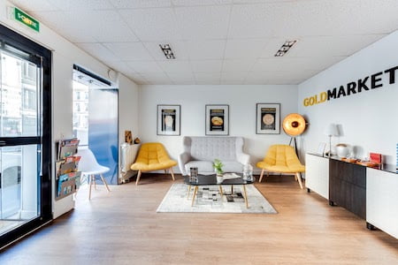 Devanture de l'agence GOLDMARKET, 41 Cours Pasteur à Bordeaux
